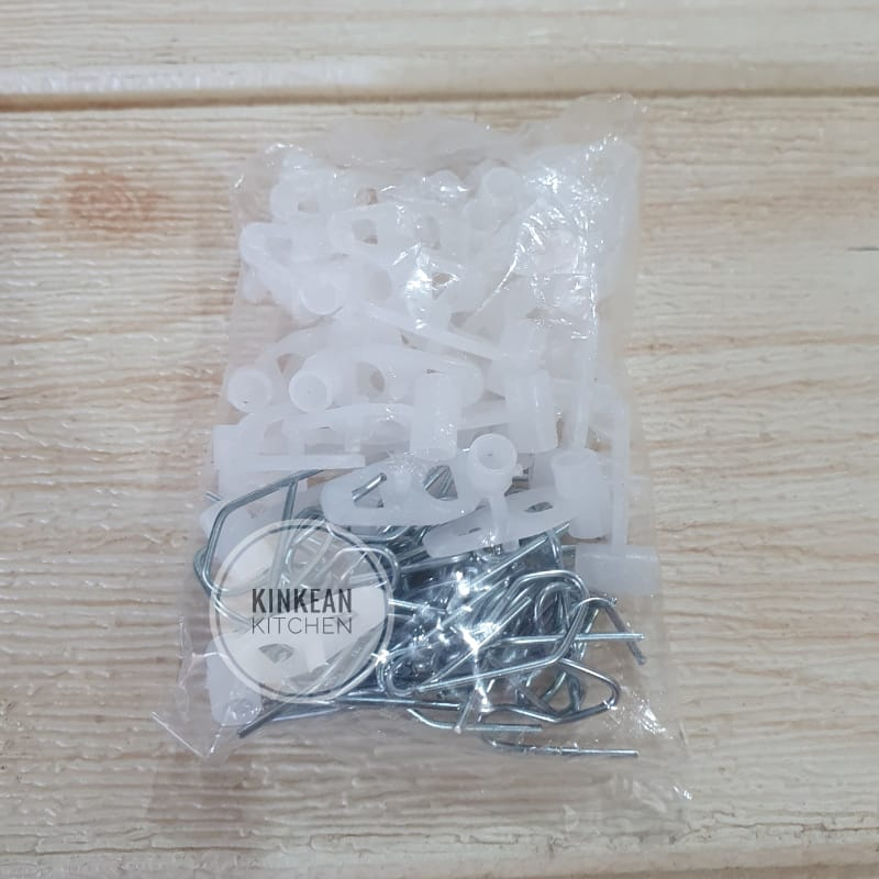 Set kait gorden kawat+plastik (1pak isi -+80pcs)