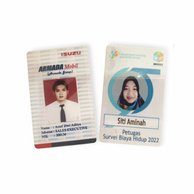 

cetak ID Card/Bahan PVC/Ketebalan 0,96 mm