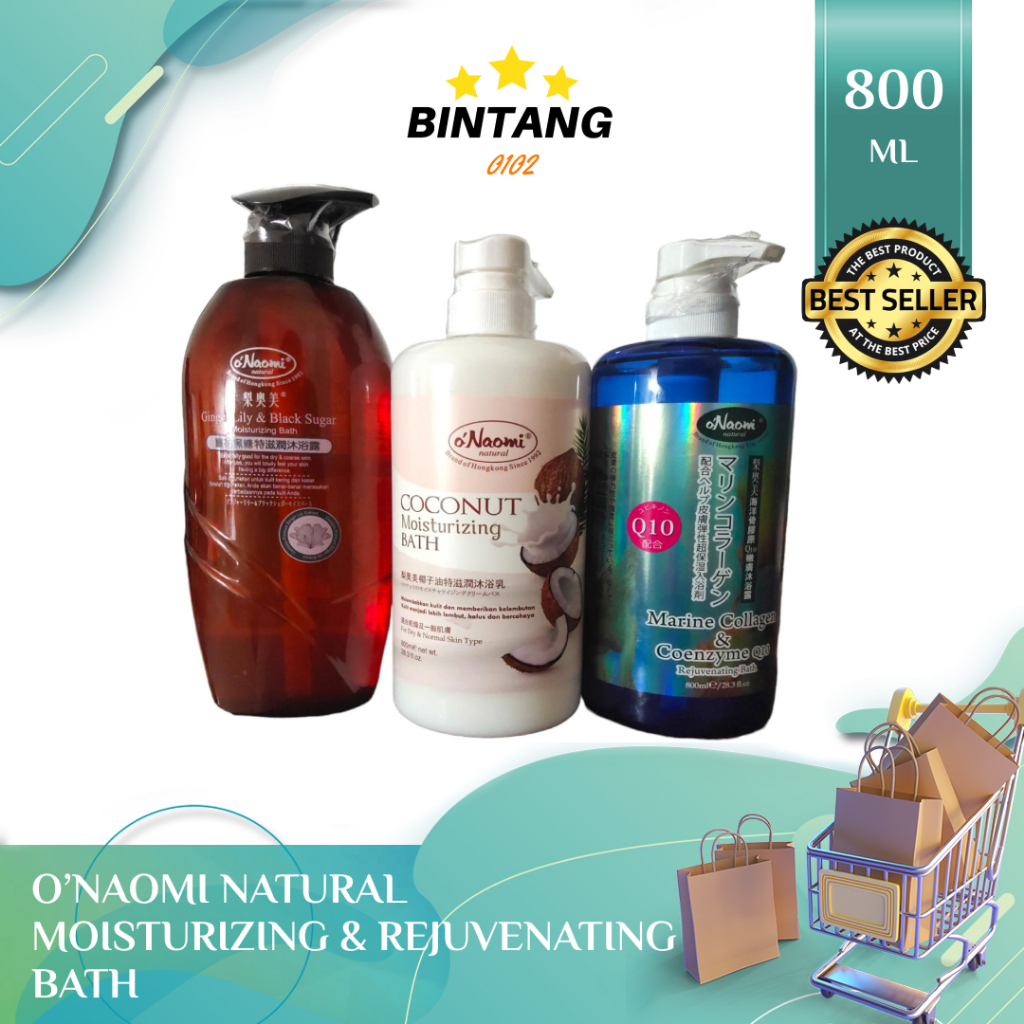 O'Naomi Natural Moisturizing & Rejuvenating Bath - O Naomi Body Wash