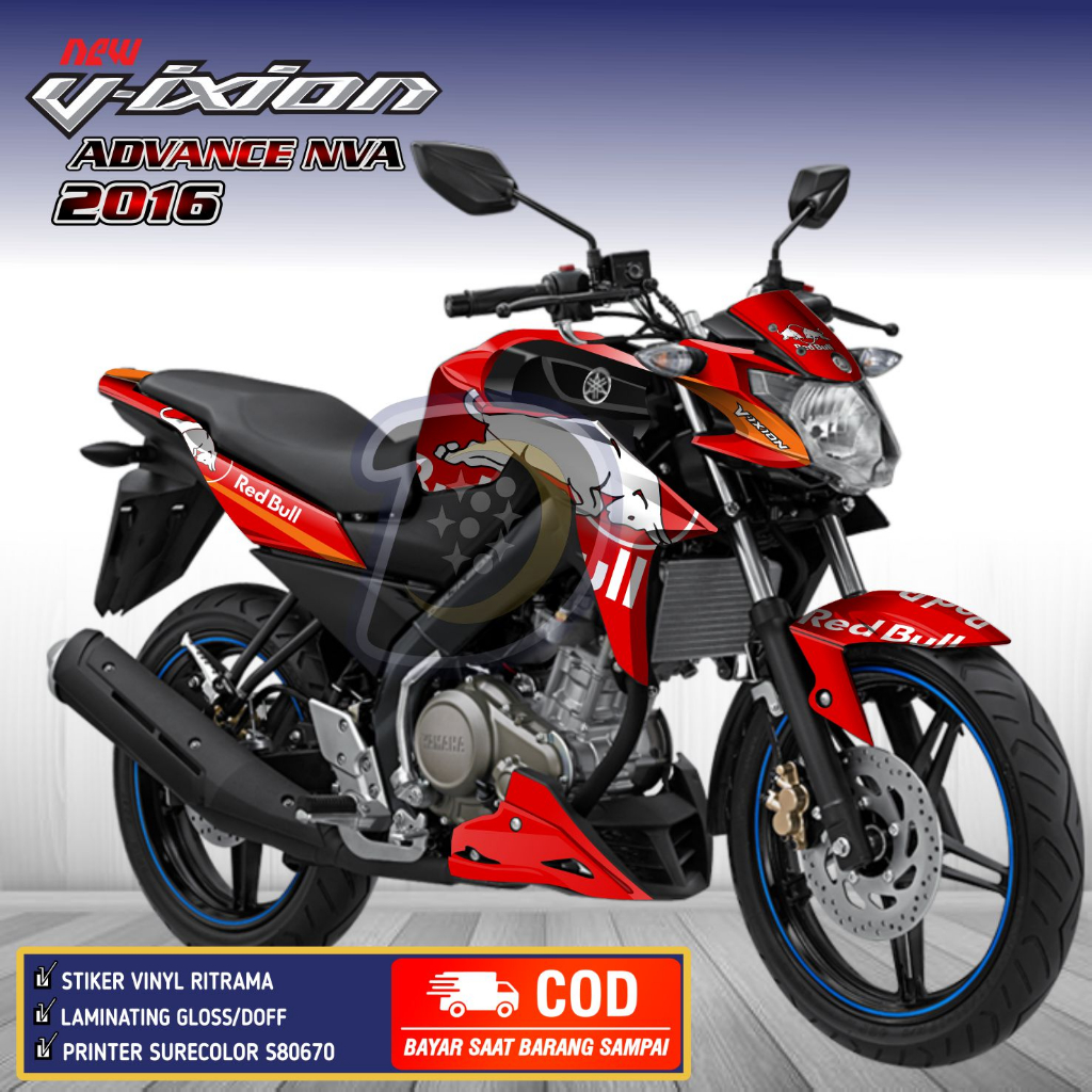 Decal Vixion Advance 2016 Striping Yamaha Vixion NVA Stiker Motor Vixion Advance Torro