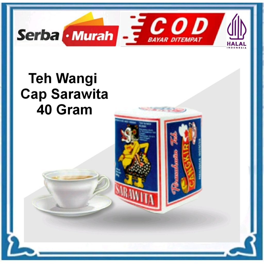 

SARAWITA TEH WANGI 40GRAM