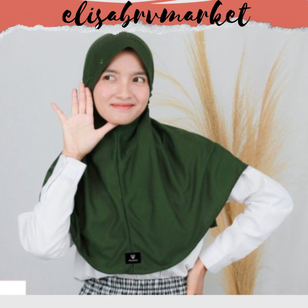 PROMO SPESIAL|BEST SELLER|VILORA JILBAB SEKOLAH ARMY|VILORA NEW COLOUR JILBAB SEKOLAH