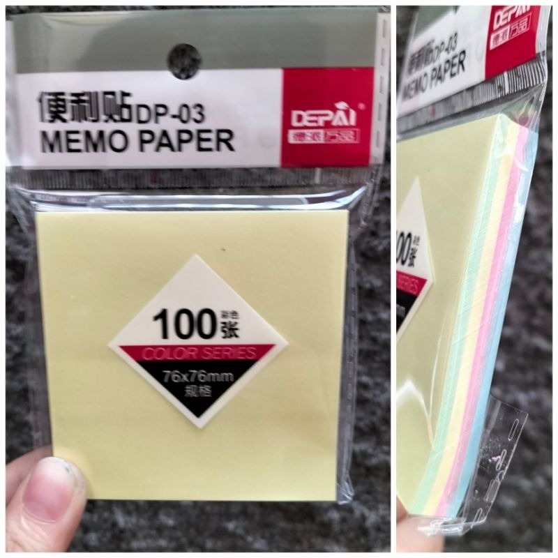 

Stick notes/ sticky notes DEPAI warna 76x76 // 76x102