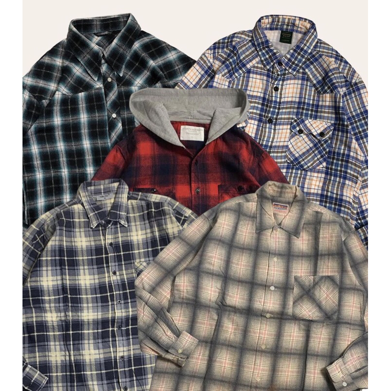Kemeja Flanel Full Branded / Veterano / Wool