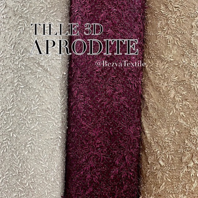 TILLE 3D /TILLE MOTIP 3D /TILLE CORAK