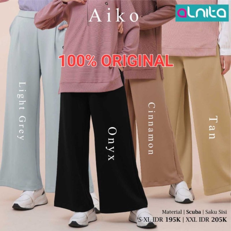 ALNITA KULOT AIKO | KULOT DEWASA | KULOT SCUBA | KULOT JUMBO | KULOT OOTD TERBARU