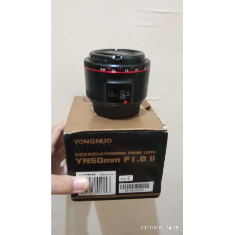 lensa fix yn Mark ii 50mm