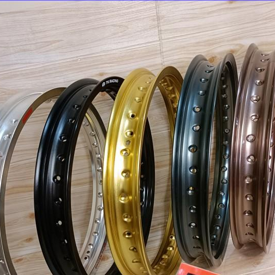 Velg Tk Racing Ring 17 140 160 185 215 Hitam Silver Titanium Bronze