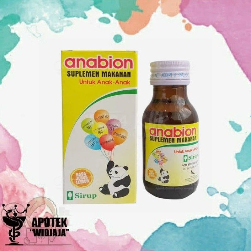 anabion syrup syr sirup suplemen makanan anak vitamin 60ml 60 ml / botol