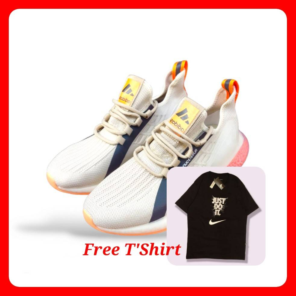 Sepatu Adidas Alphabounce beyond Cream Orange BNIB Original