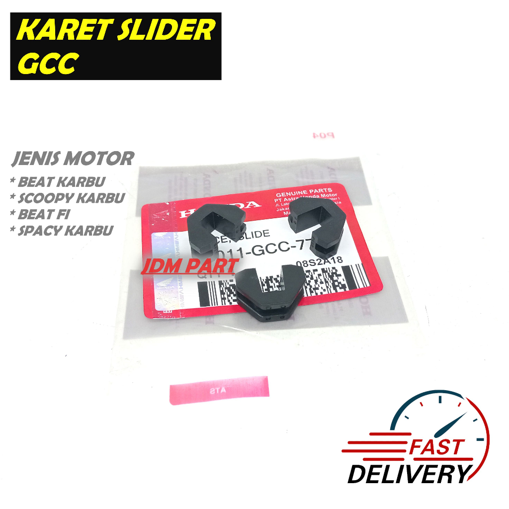SLIDER KARET RUMAH ROLLER / HONDA BEAT FI / BEAT KARBU / SCOOPY KARBU / SPACY / PIECE SLIDE GCC / SL