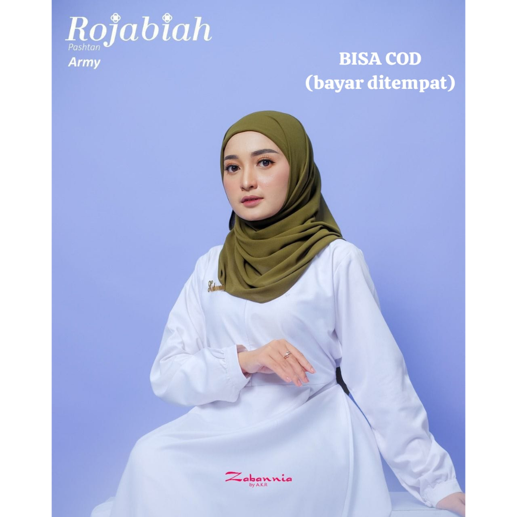Pashmina Zabannia Rojabiah Hijab Pashmina Instan Terbaru Original