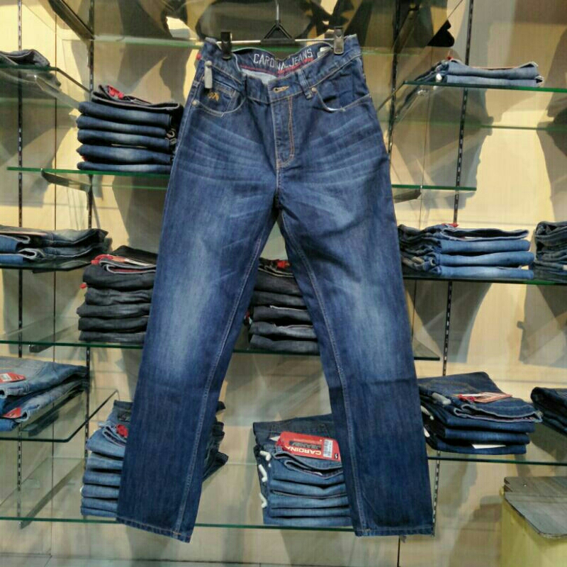 cardinal celana panjang jeans pria regular fit original brand cardinal