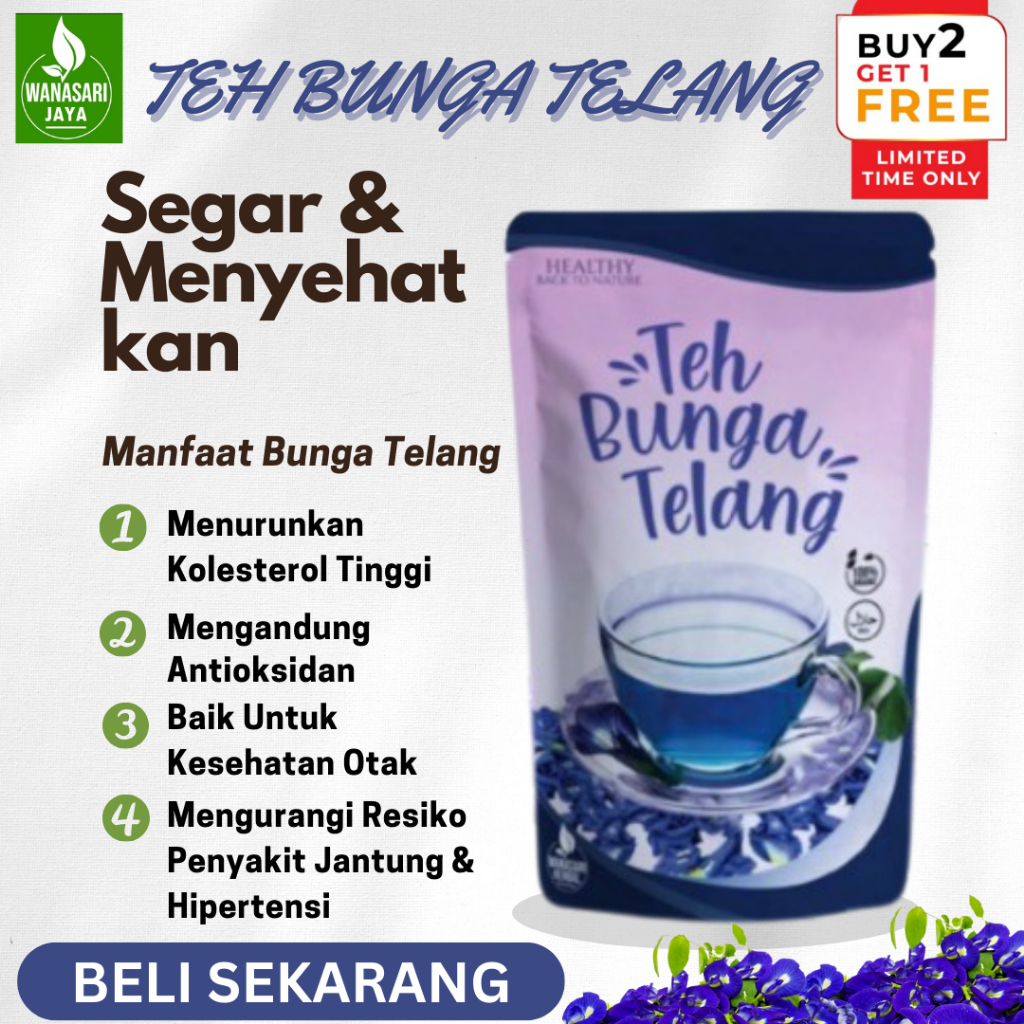 

TEH KEMASAN BUNGA TELANG ALAMI 100% ORIGINAL EKSTRAK BUNGA TELANG BUNGA TELANG KERING TEH KEMBANG TELANG EKSTRAK KEMBANG TELANG