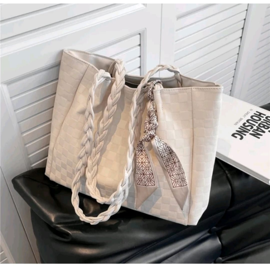 New Deals Tas Tote Bag Wanita - Tas Bahu Wanita Kuliah Kerja Liburan - Tote Bag Wanita Elegan - Tas