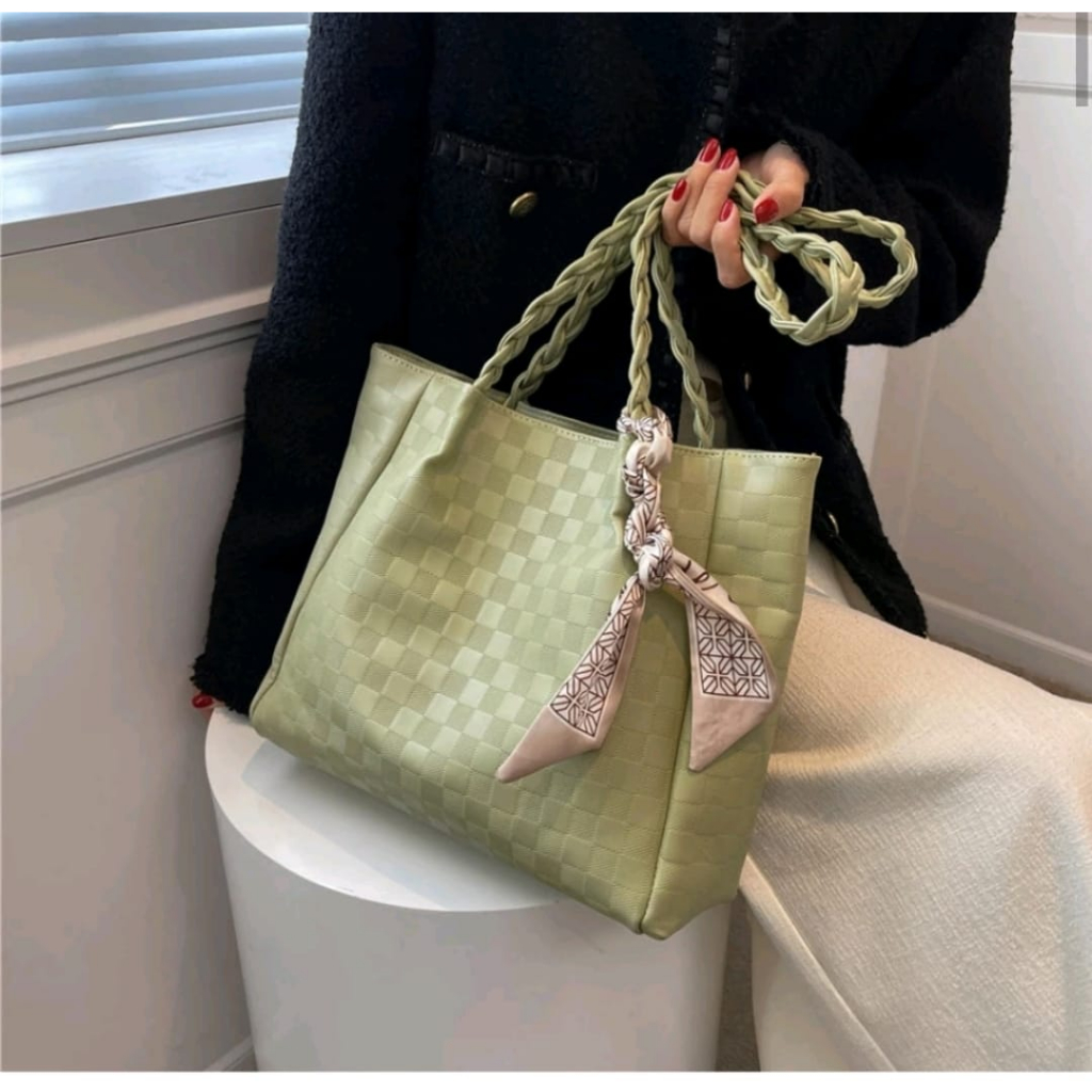 official tas tote bag wanita - tas bahu wanita kuliah kerja liburan - tote bag wanita elegan - tas