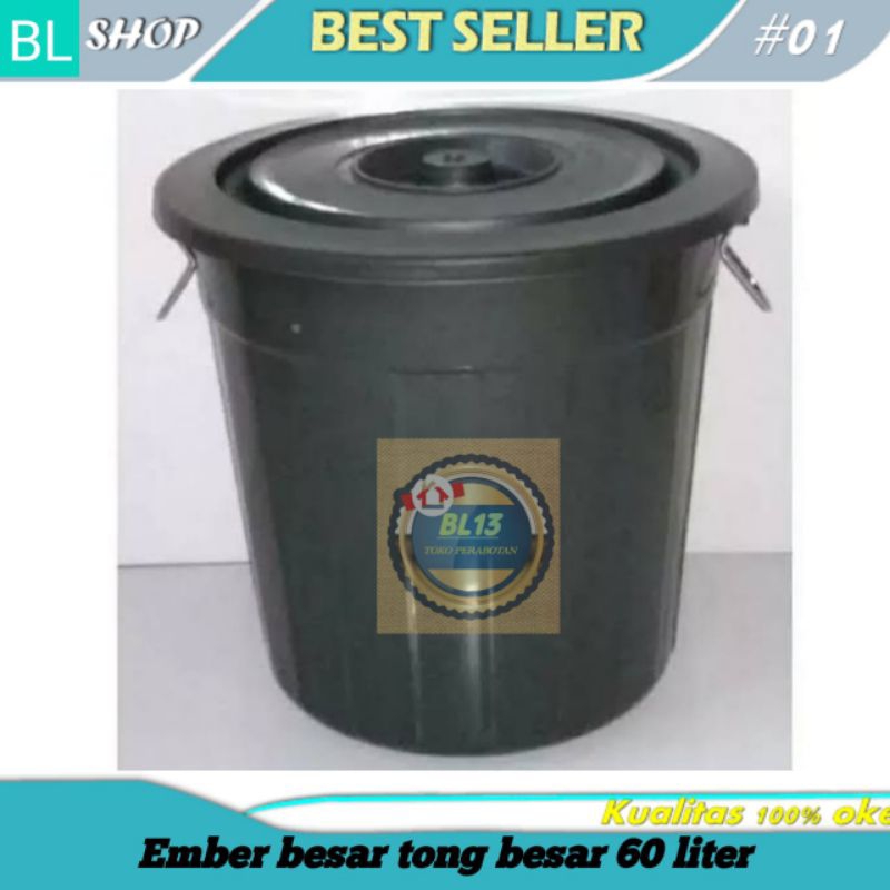 ember besar tutup tong besar ukuran 60 liter
