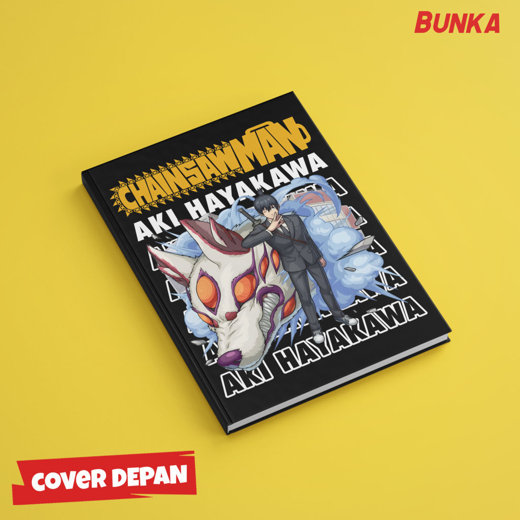 

Note Book Aesthetic Anime Chainsaw Man Aki Hayakawa Design Hardcover A5 Buku Tulis Catatan Notes Agenda Planner Jurnal vintage buku catatan story book kado anniversary valentine cowok cewek murah