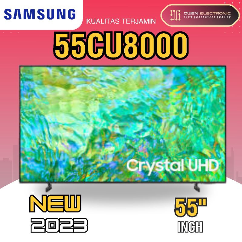 SAMSUNG 55CU8000/ UA55CU8000 4K SMART TV 55 inch 2023 series