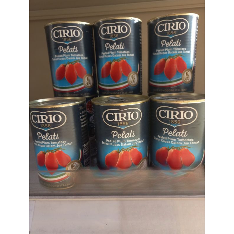 

Cirio pelati / saus tomat kupas 400gr