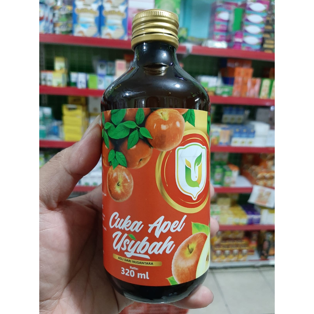 

Cuka Apel Usybah asli original isi 320 ml