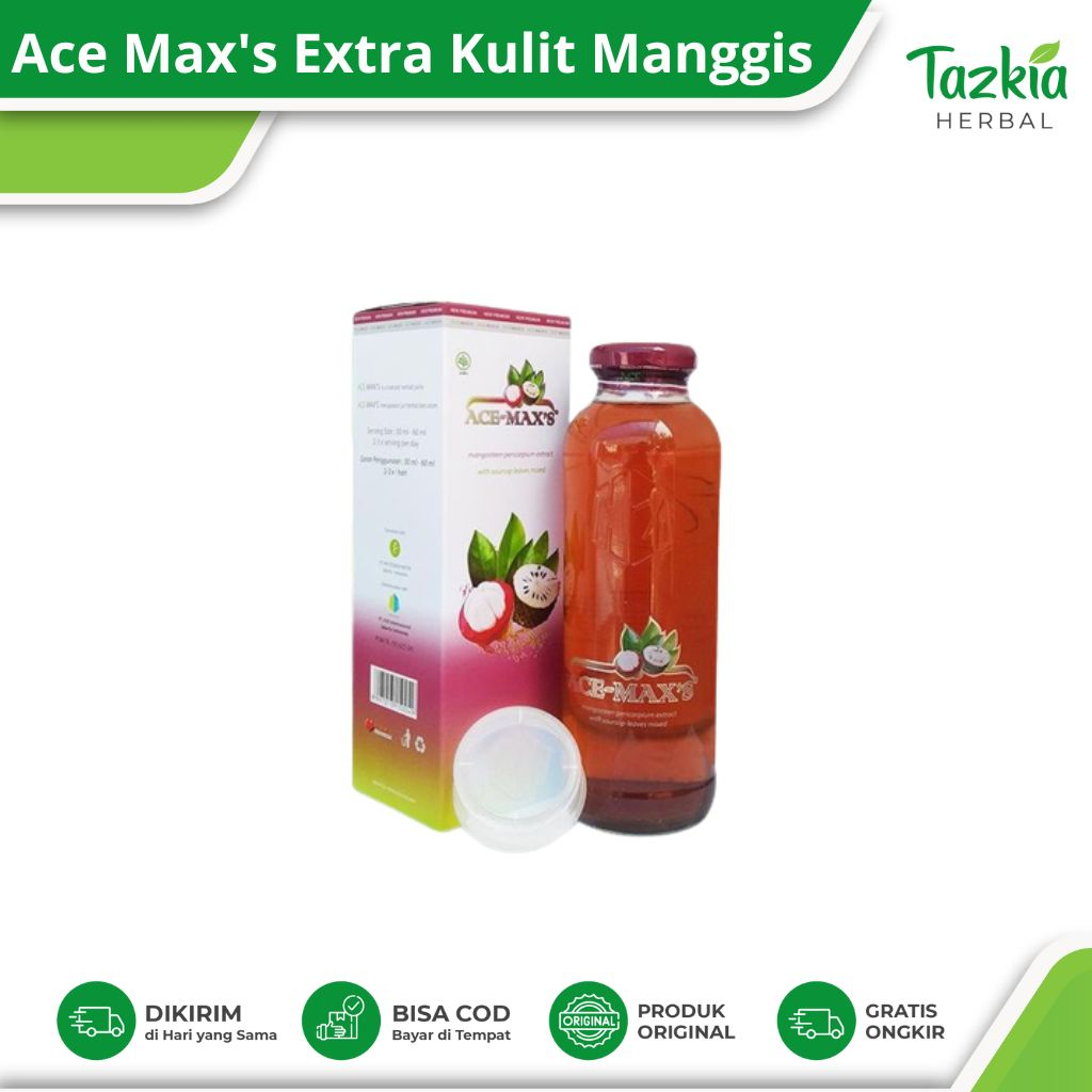 Ace Max's Extra Kulit Manggis Jus Kulit Manggis Daun Sirsak
