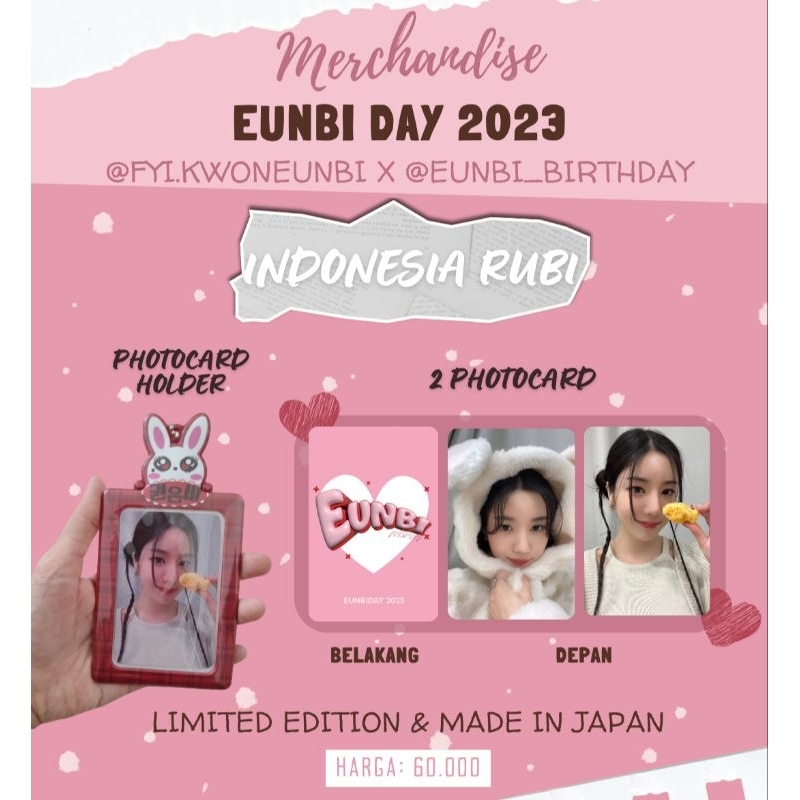 READY STOCK PHOTOCARD HOLDER KWON EUNBI