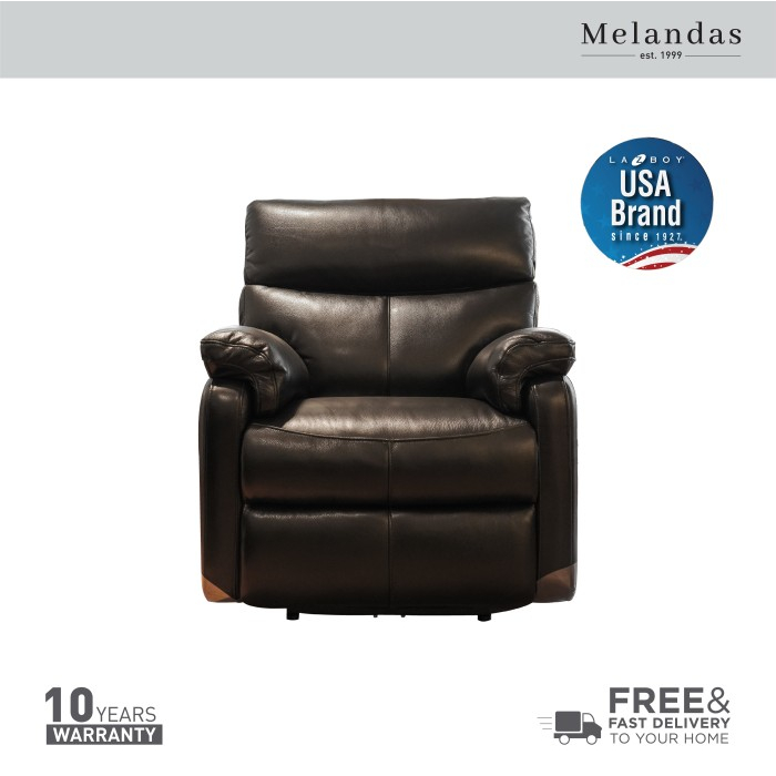 La-Z-Boy Signor Electric Sofa Premium Leather Single Recliner