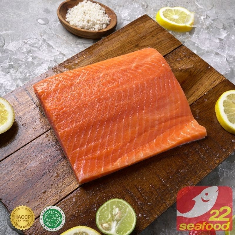 

Salmon Fillet 1 kg Portion Cut Tengah / Salmon Atlantik / Salmon Salar / Premium Quality / Sashimi Grade / Seafood 22