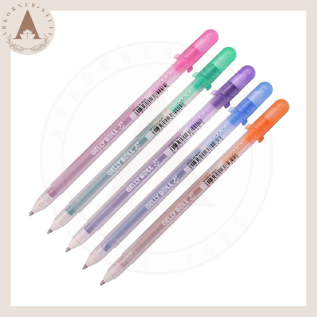 

Sakura Gelly Roll Pulpen Silver Shadow Pulpen Warna Perak Bayangan
