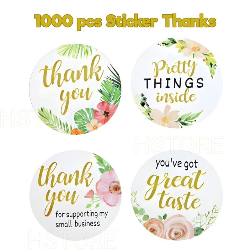 

Sticker Thanks You 350 Pcs