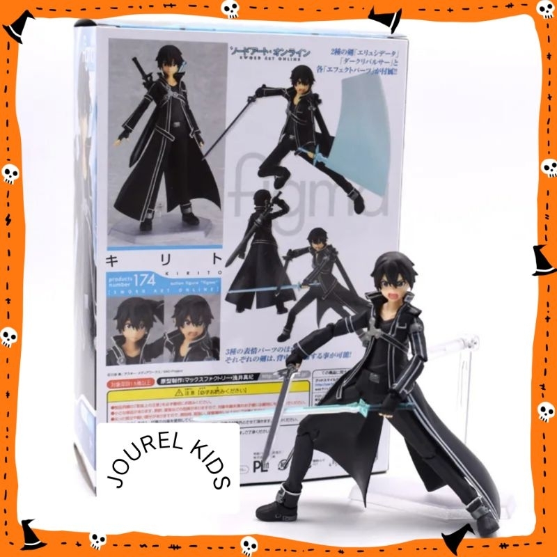 Action Figure Kirito Figma Seni Pedang Box Sword Art Online