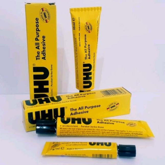 

UHU The All Purpose Adhesive. 7ml 20ml 35 ml. lem serba guna