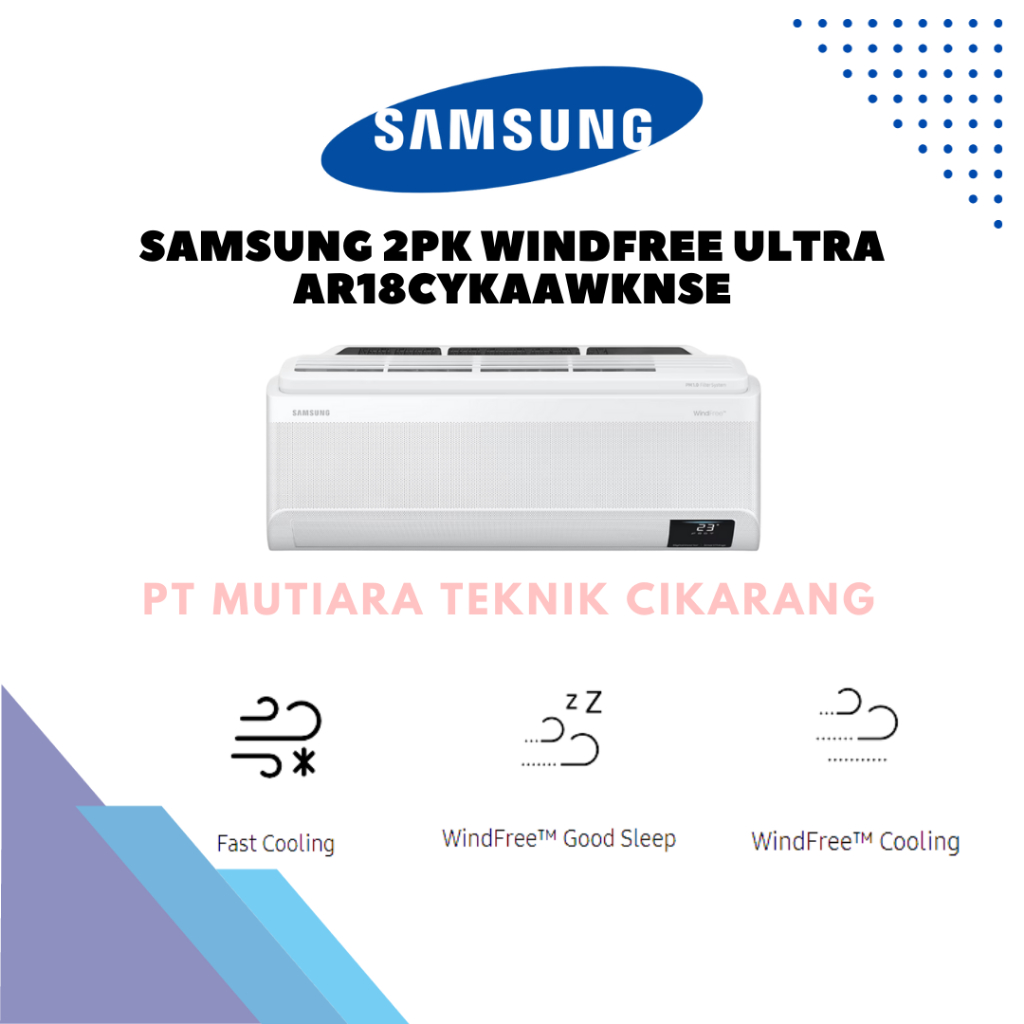 AC SAMSUNG 2PK AR18CYKAAWKNSE R32 WindFree™ ULTRA WALL MOUNTED AIR CONDITIONER