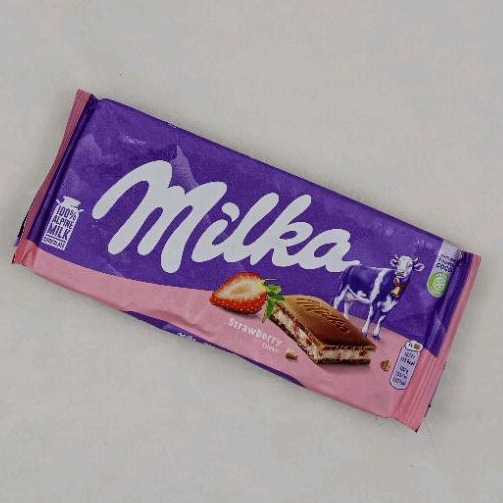 

Milka Coklat Turki Rasa Strawberry 100Gr