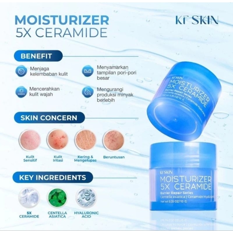 Moisturizer 5X Ceramide Kfskin BPOM