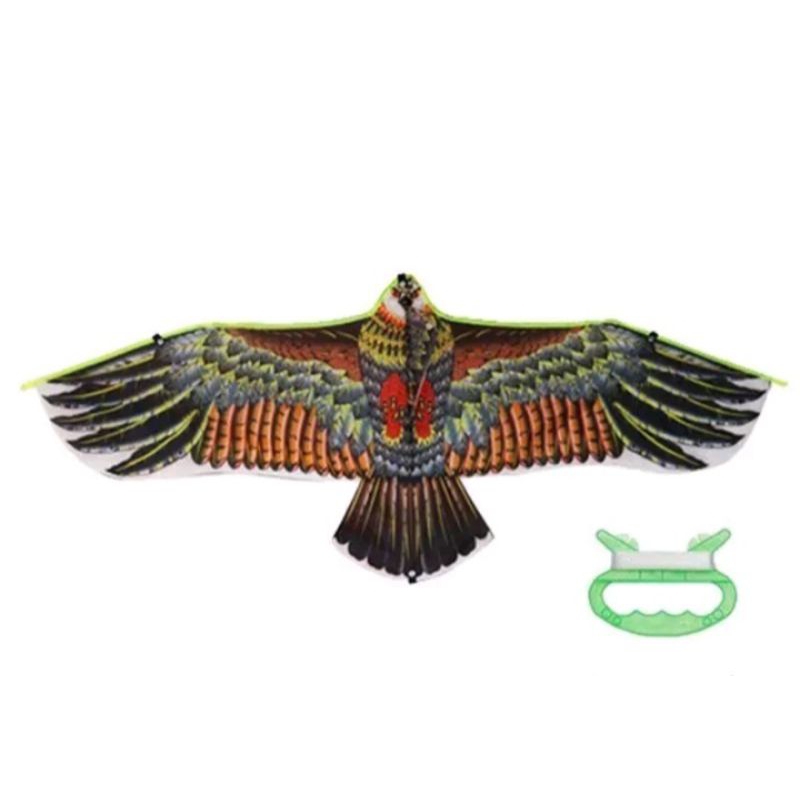 layangan elang parasut/layangan koang/layangan sawangan ukuran besar 1,7 bonus senar