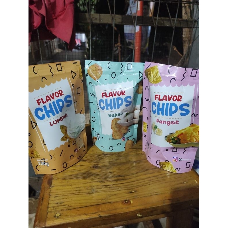 

FLAVOR CHIPS (Lumpia, Pangsit, dan Basreng)