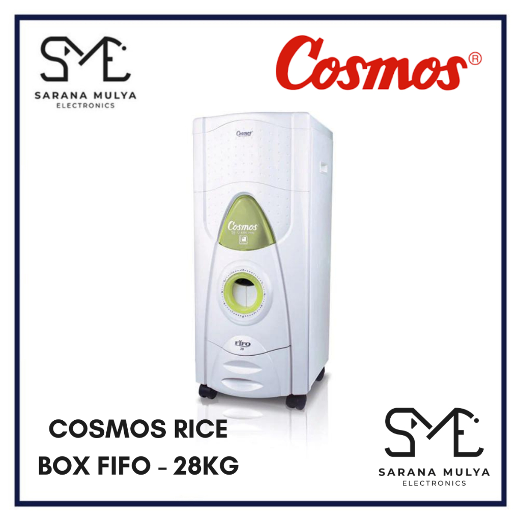 COSMOS RICE BOX FIFO - 28KG - TEMPAT PENYIMPANAN BERAS 28KG