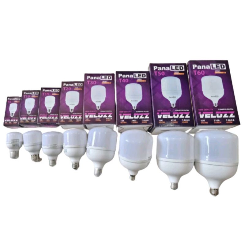 Lampu Panaled Velozz 5W 10W 15W 20w 30W 40W 50W 60W Bohlam LED Kapsul Capsule Jumbo Veloz [ 5 10 15