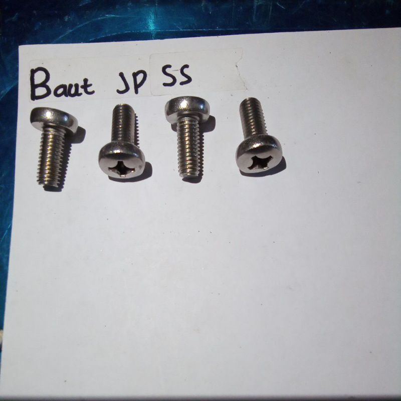 Baut Obeng JP SS M6 x 15