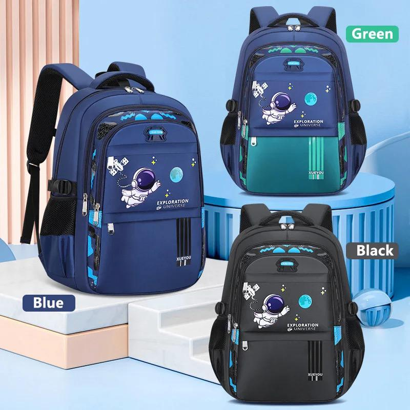 Tas Sekolah Anak Laki Laki Tas Ransel anak SD SMP SMA Import Waterproof Tas Punggung anak Astronaut