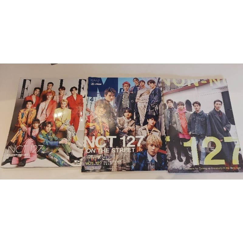 Nct 127 Magazine Japan Men's non no dan Elle japan