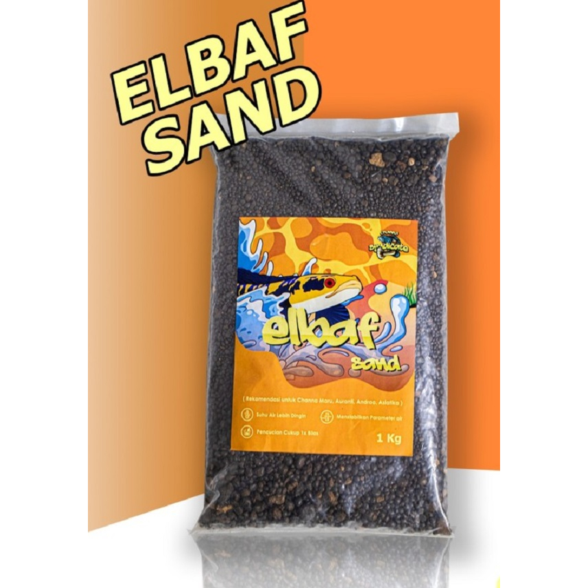 Elbaf sand pasir merah pasir channa aquascape cocok ikan channa
