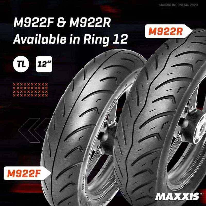 BAN MAXXIS M922F TUBELESS RING 12 DONAT SCOOPY GENIO FREEGO