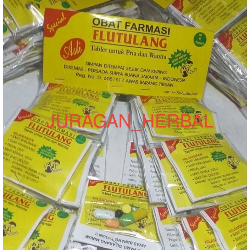 

FLU TULANG TABLET SETELAN ISI 50 SACHET