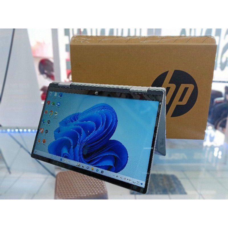 HP Pavilion X360 Intel Core i3 1235U Flip Touchscreen 2nd Garansi Panjang