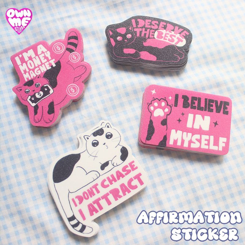 

Cat affirmation sticker