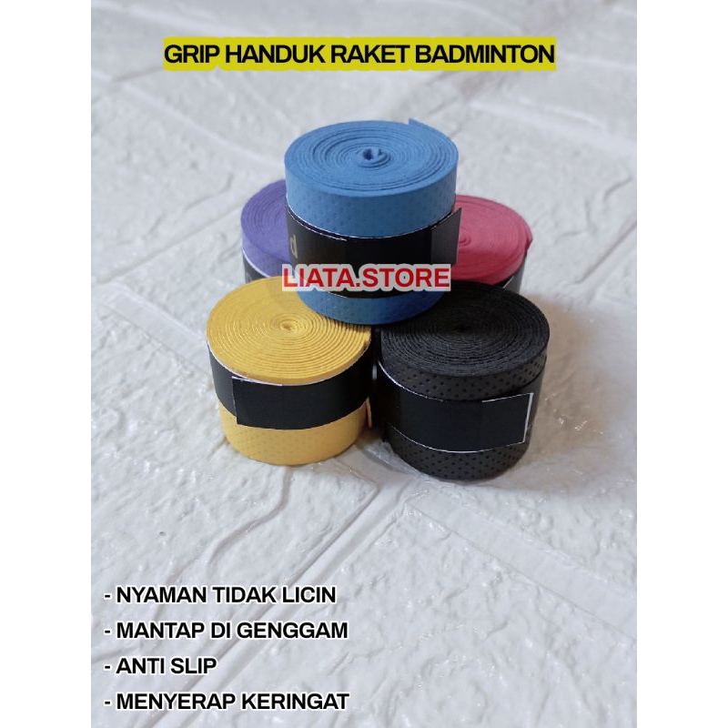 GRIP BADMINTON KARET GULUNGAN ANTI LICIN