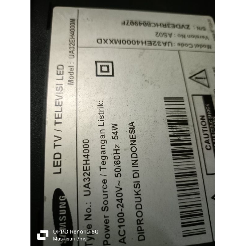 PSU TV SAMSUNG UA32EH4000 POWER SUPPLY TV SAMSUNG UA 32EH4000